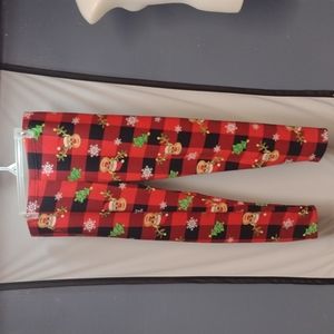 Fleece lined Christmas leggings